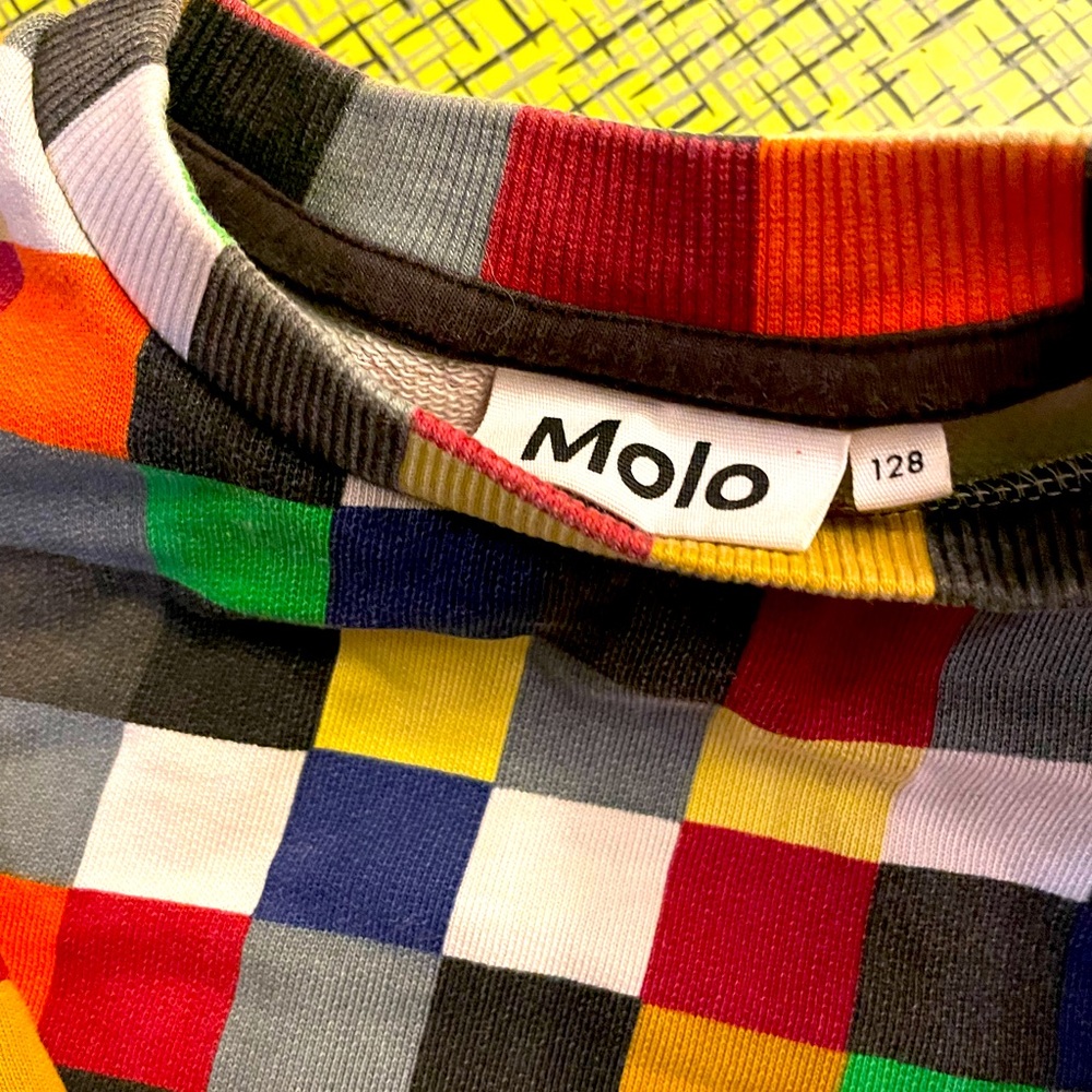 Molo multi checkered pullover/ light weight
